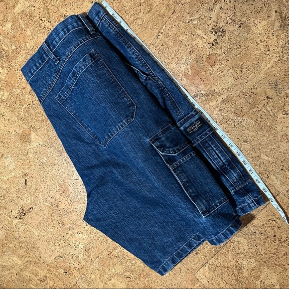 Wrangler Men’s Cargo Denim Jeans Shorts Sz 40 - Picture 12 of 13